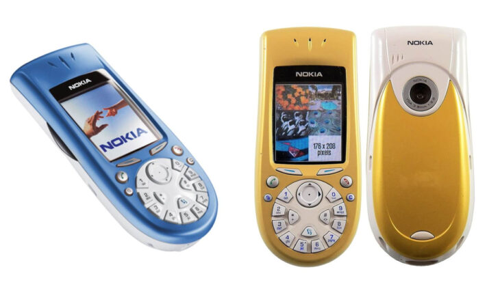 Nokia 3650 celular con teclado circular