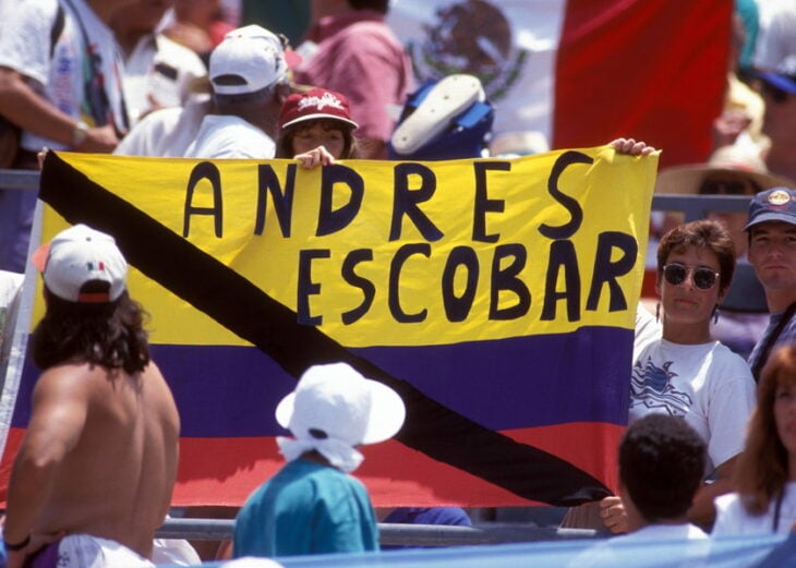 Luto por la muerte de Andrés Escobar