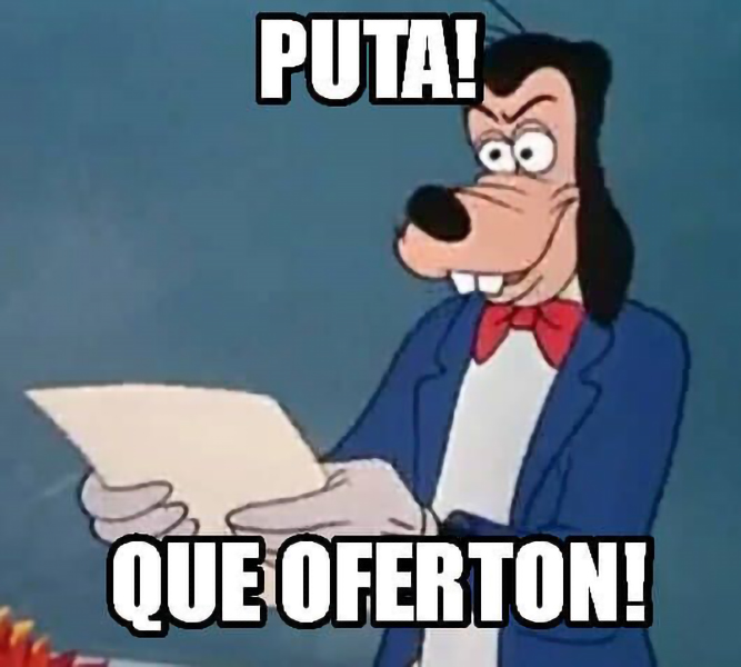 Meme Woofy Qué ofertón