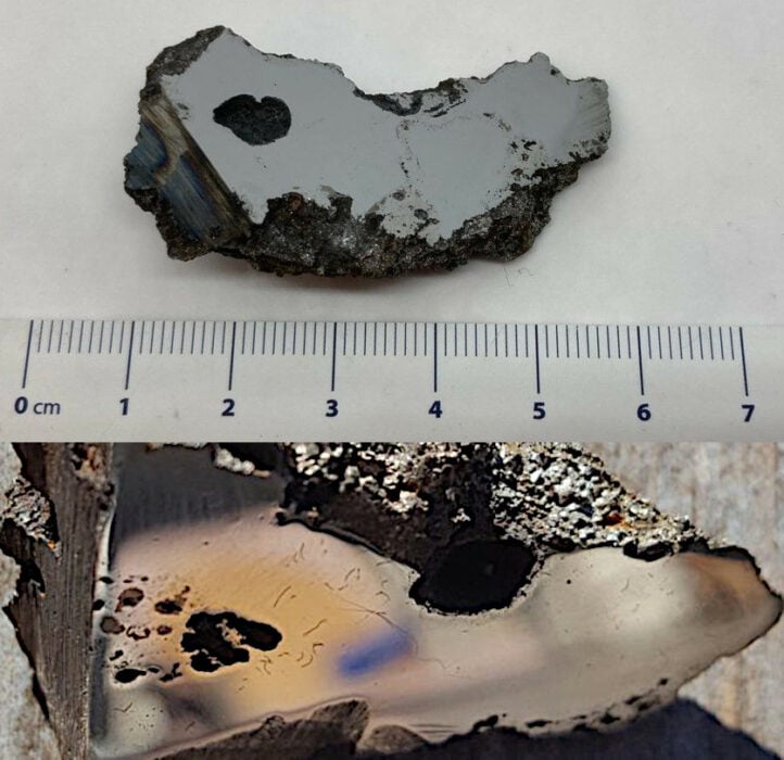 Nuevos elementos encontrados en el meteorito EL Ali la elaliita y la elkinstantonita son investigados por miembros de la universidad de Alberta en Canadá