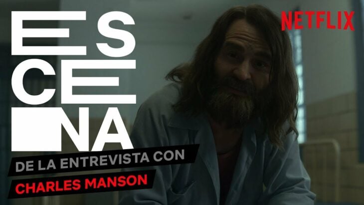 Escena de la entrevisa con Manson en Netflix
