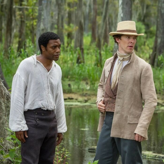 Benedict CUmberbatch como WIlliam Ford y Solomon Northup en la película 12 años un esclavo