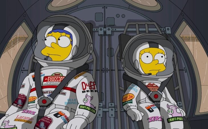 Marge y Lisa viajan a Marte
