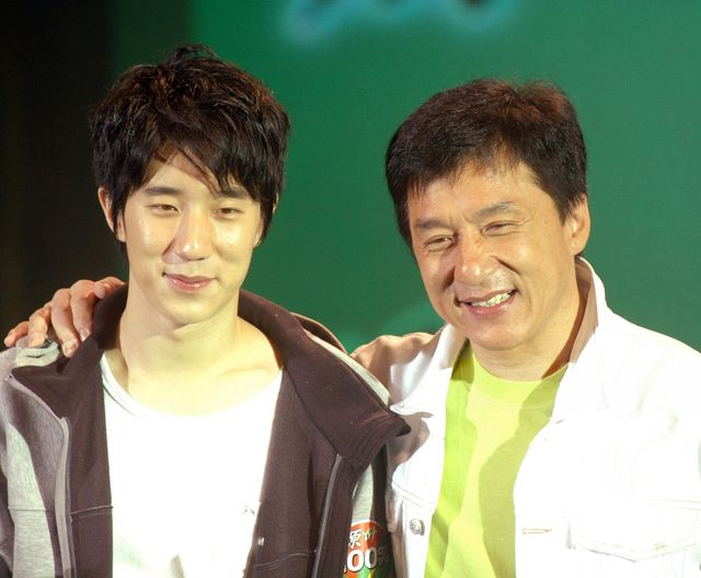 Jackie Chan y su hijo Jaycee Chan 