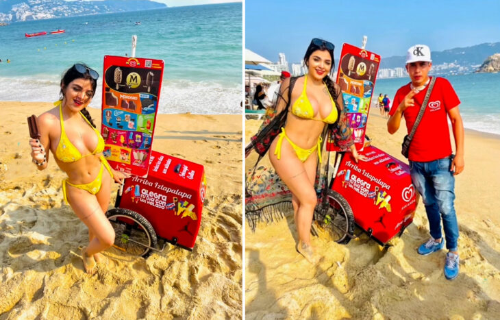 Cambió seis paletas por una foto con Karely Ruiz