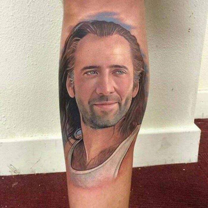 Cameron Poe Personaje de Nicolas Cage en Con Air tatuaje tatoo