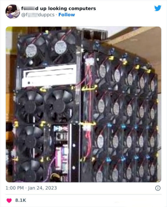 Computadora con muchos ventiladores