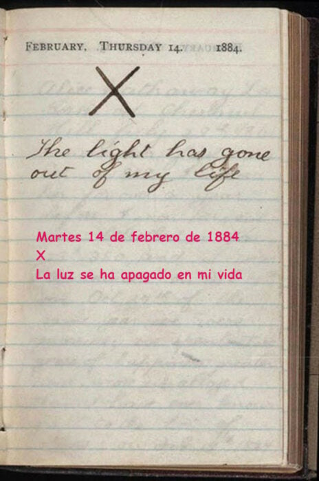 Diario de theodore roosev elt el día en que su madre y aposa murieron