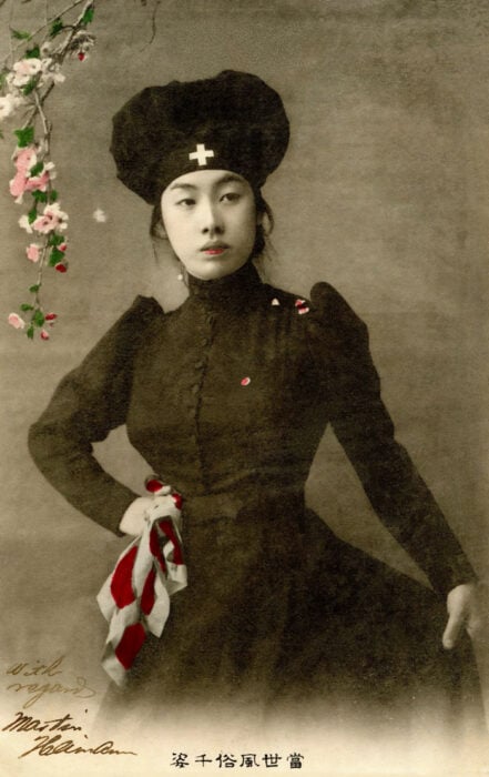 enfermera japonesa durante la guerra ruso japonesa