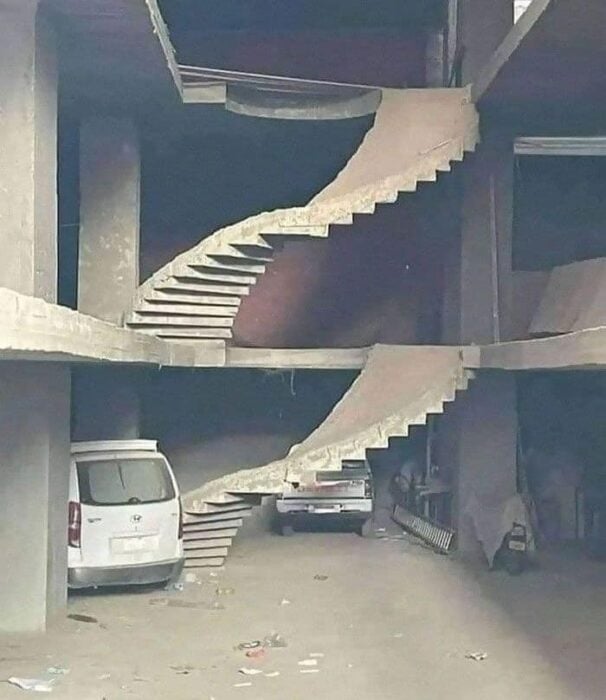 Escaleras mal construidas