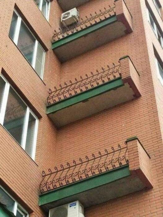 Balcones sin utilidad