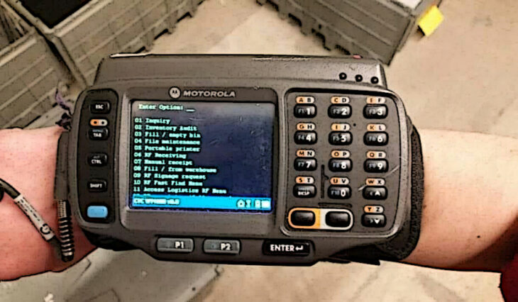 Motorola terminal portátil