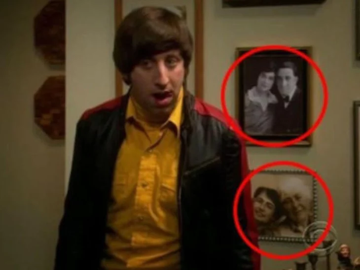 La señora WOlowitz en cuadros en la teoría del big bang