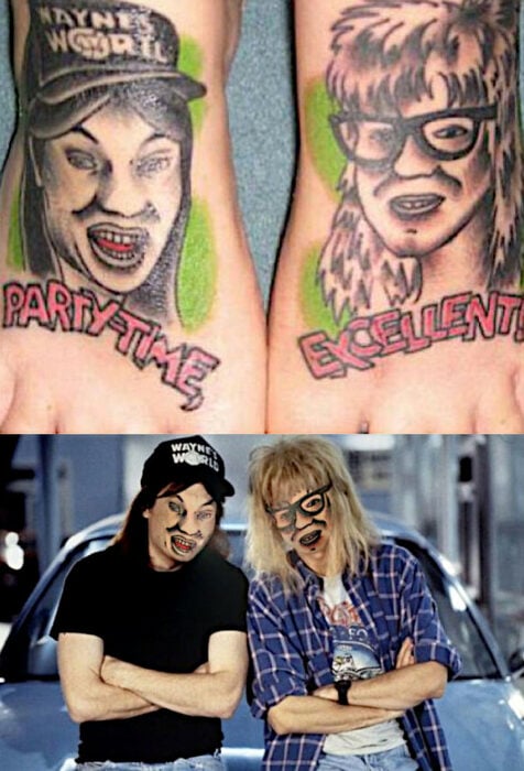 Tatuaje del mundo según Wayne