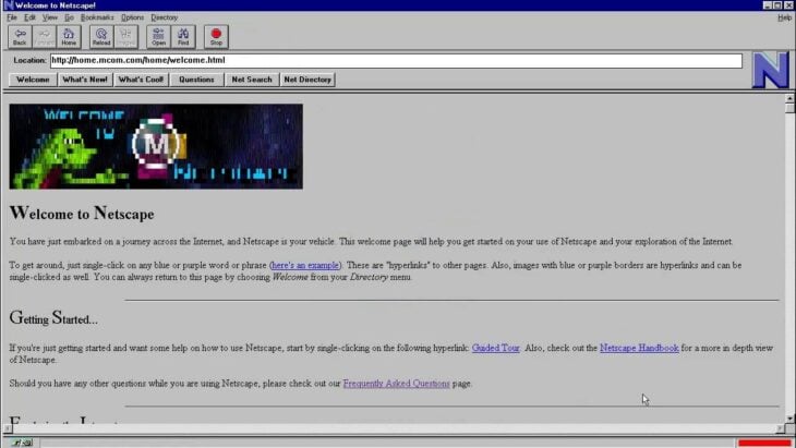 Netscape navigator versió n1 del 94 