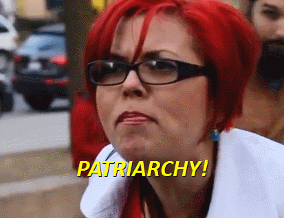 Patriarcado meme mujer gritando patriarcado con desprecio