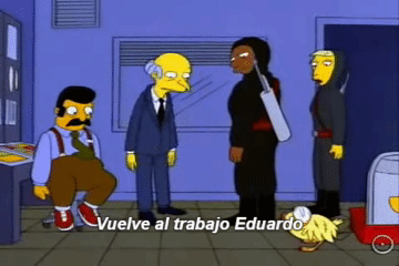 Meme los simpson vuelve al trabajo, Eduardo