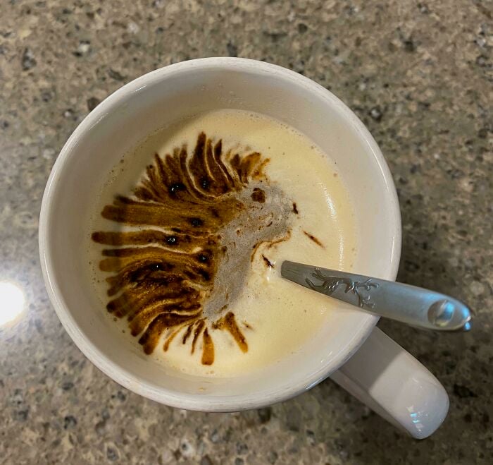 Cappuccino de erizo