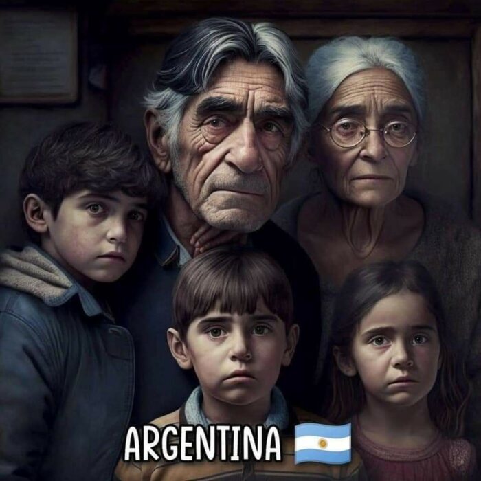 Familia argentina según inteligencia artificial