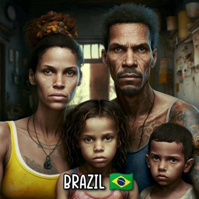 Familia de Brasil según inteligencia artificial