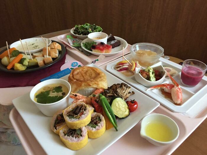 Comida de hospital en Japón