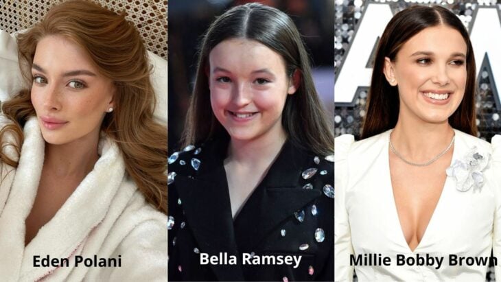 Eden Polani en comparación de Bella Ramsey y Millie Bobby Brown