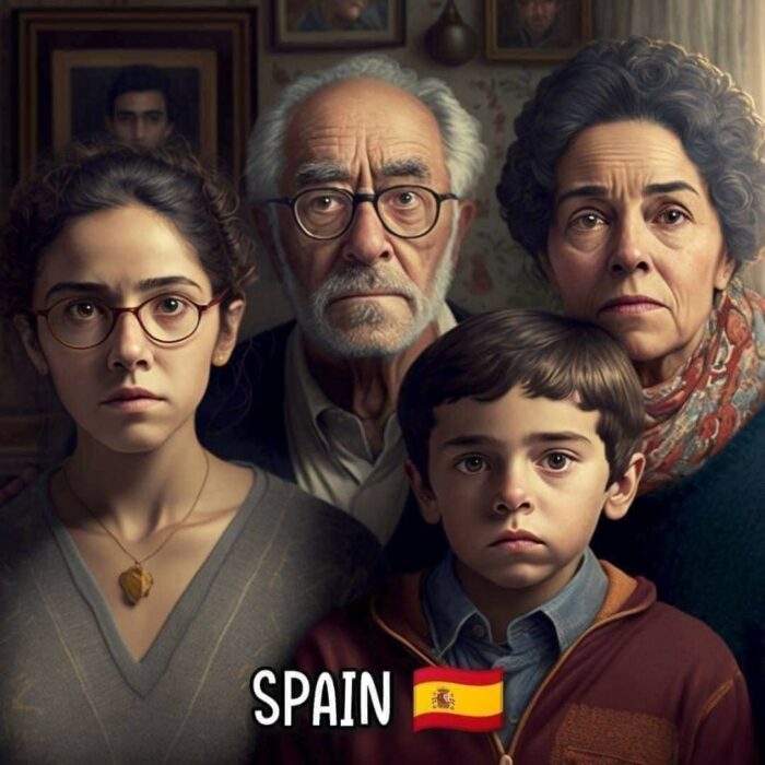 Familia de España según inteligencia artificial