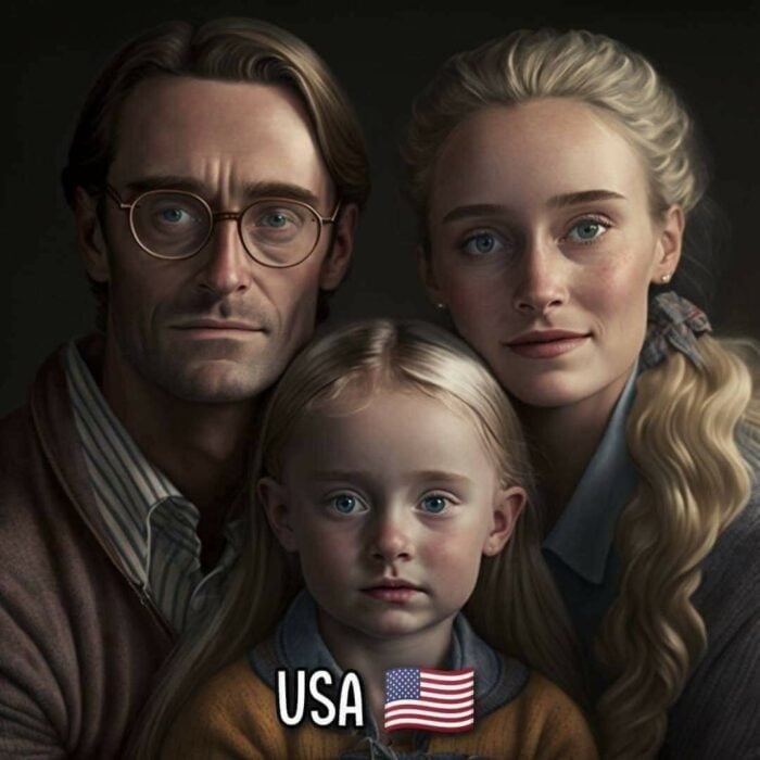 Familia de Estados Unidos según inteligencia artificial