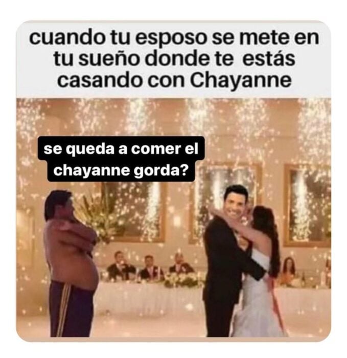 Meme Chayanne boda