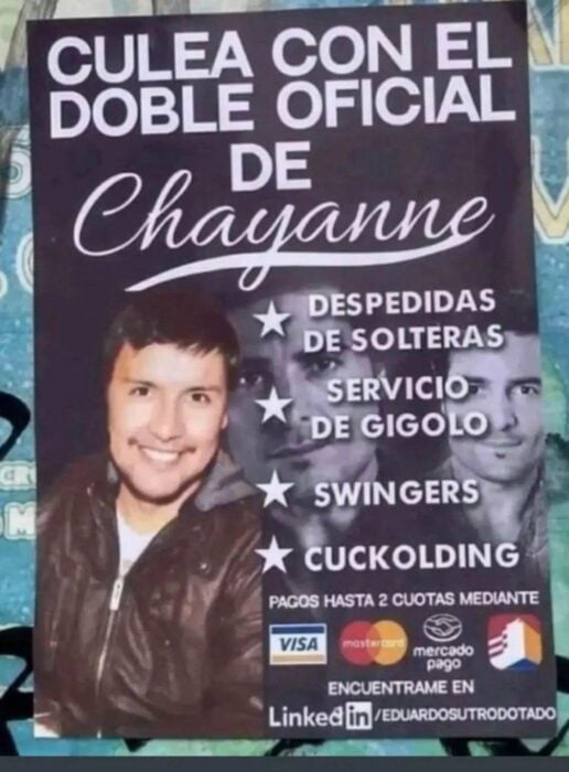 Meme Chayanne imitador 