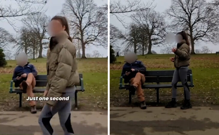 Influencer se pelea con un señor del parque