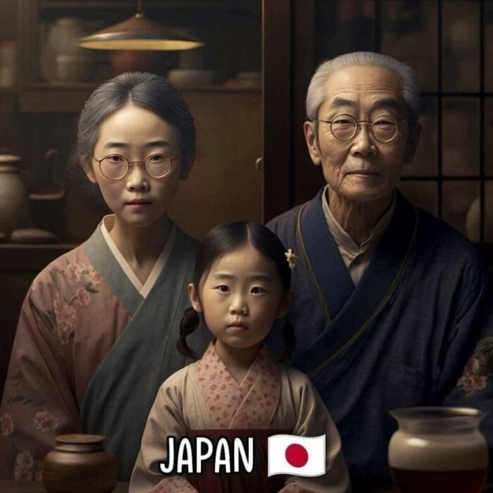 Familia de Japón según inteligencia artificial