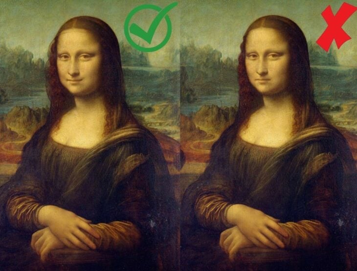 Mona Lisa sonrisa efecto mandela