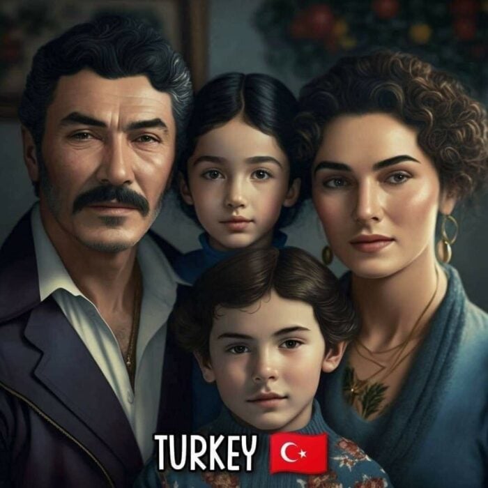 Familia de Turquía según inteligencia artificial