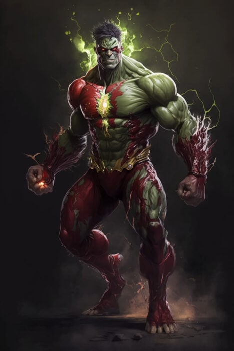 Hulk y Flash