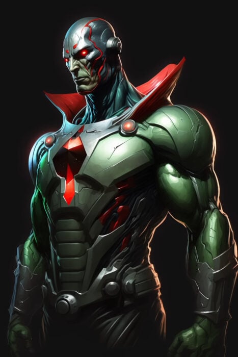 Ultrón y Martian Manhunter