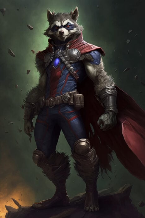 Rocket Racoon Superman