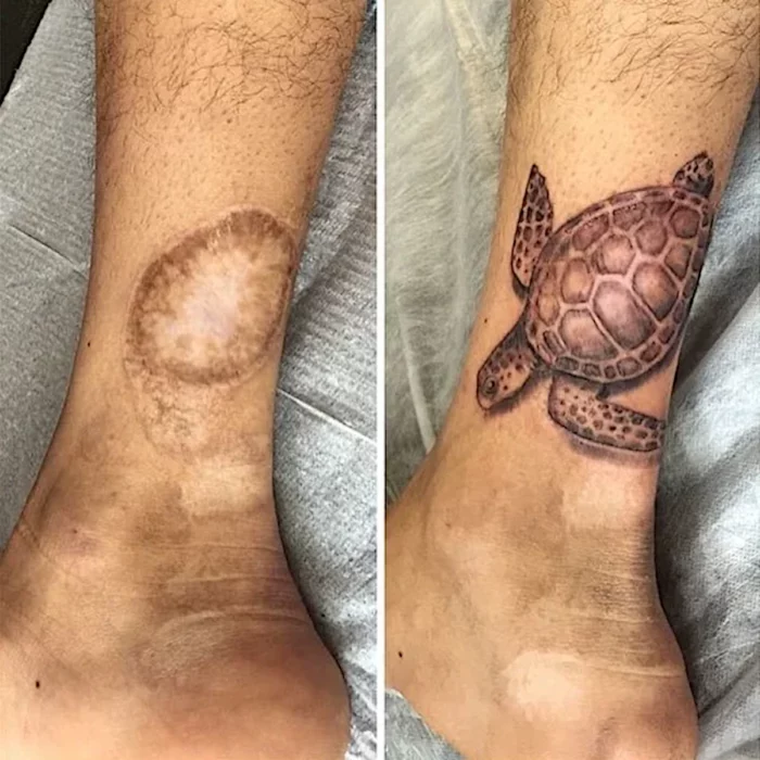 Tortuga de carey tatuaje 