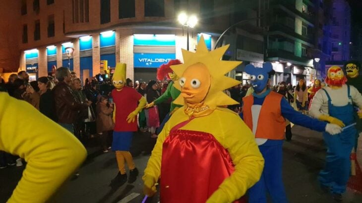 Lisa Simpson carnaval en España