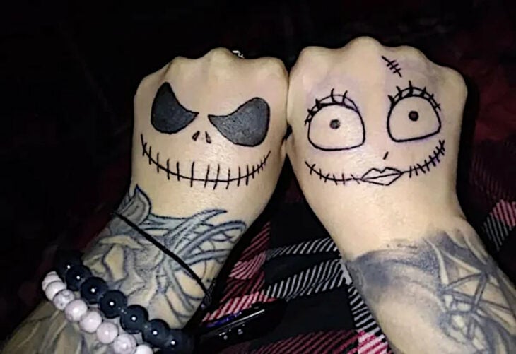 Sally y Jack tatuajes