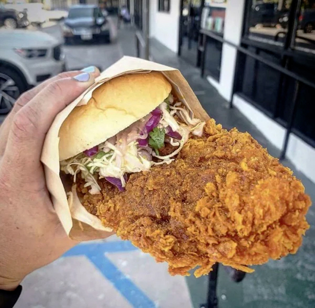 Sándwich de pollo