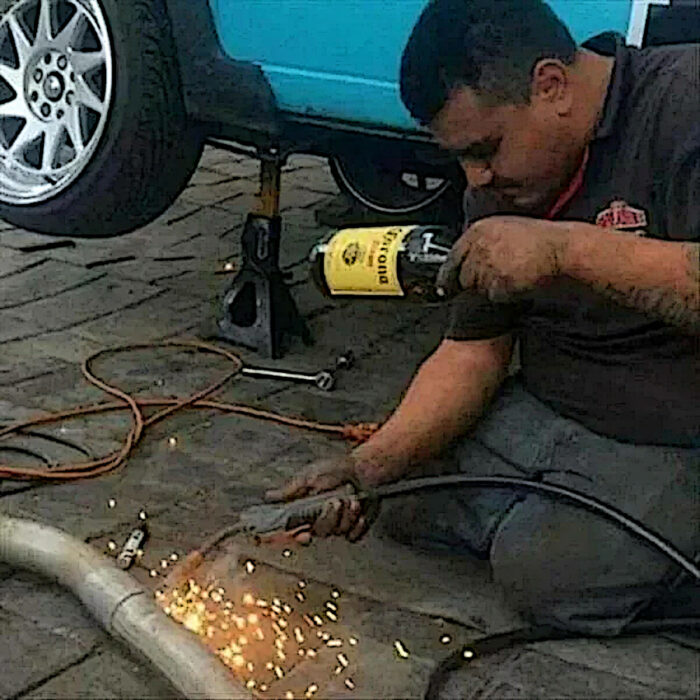 marca corona máscara de soldadura