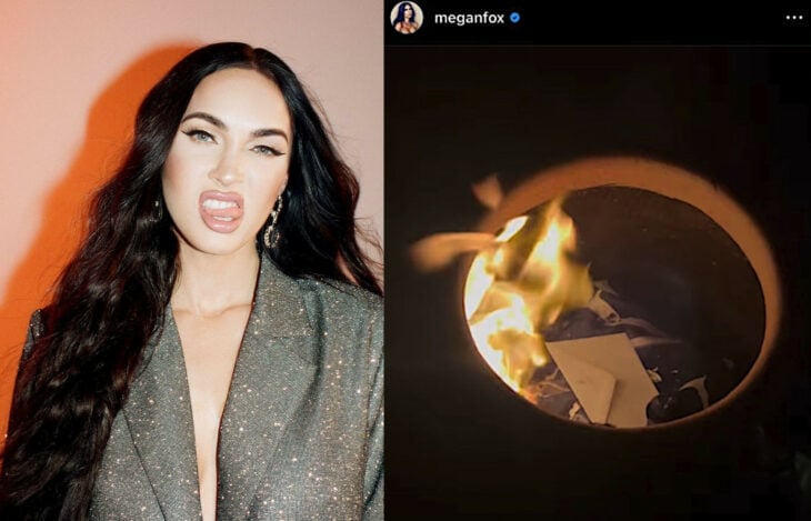 Carta ardiendo Megan Fox