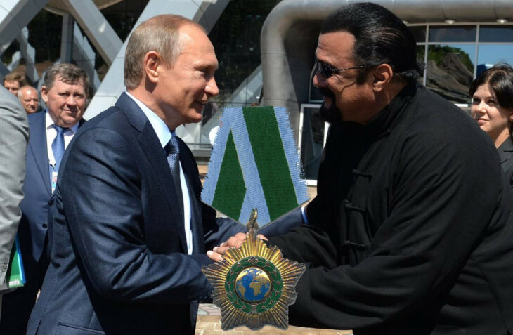 Steven Seagal Vladimir Putin Orden de la amistad