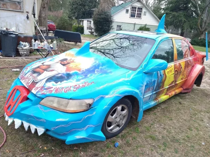 Honda Accord con pintura personalizada 