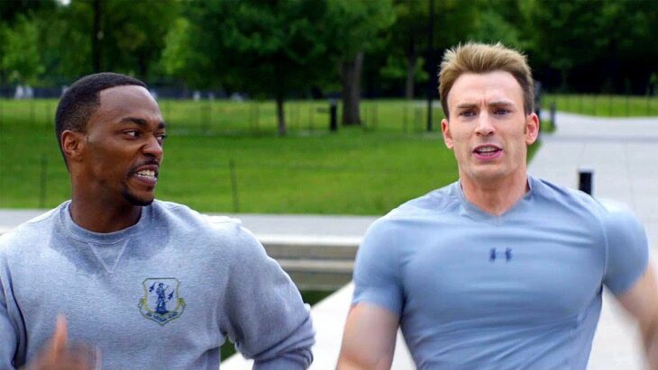 Steve Rogers y Sam Willson de Chris Evas y Tony Mackie