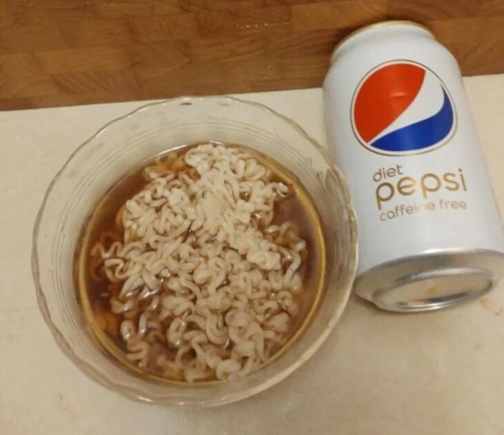 Sopa instantánea de dieta