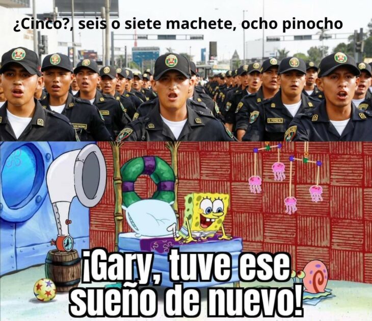 Gary tuve ese sueño de nuevo Bob Esponja meme