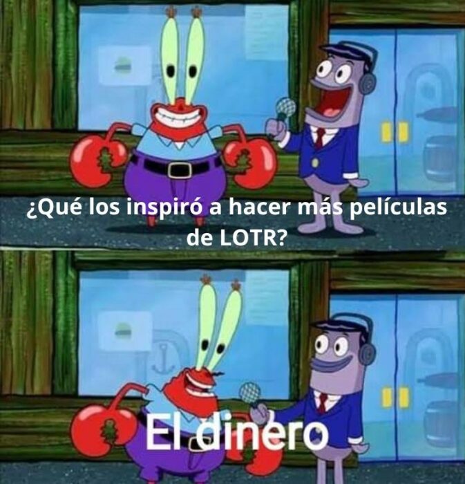 ¿Qué los inspiró a? Meme Don Cangrejo