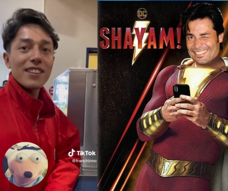 Chico grita Chayanne en vez de Shazam en el cine